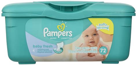 Fresh Wipes Pampers Baby Fresh Wipes Tub 72 Count 037000282488