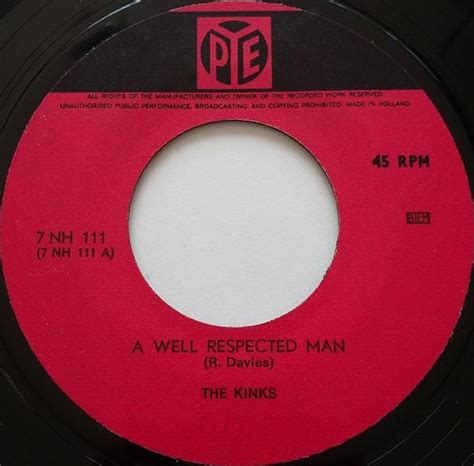 The Kinks A Well Respected Man 1965 Vinyl Discogs