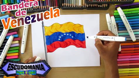 Cómo dibujar y pintar la bandera Nacional de Venezuela YouTube