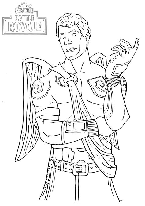 Coloriage fortnite coloriage fortnite skin saison 1 nomade a imprimer jeux. Coloriage Fortnite - Colorier les collections d'images