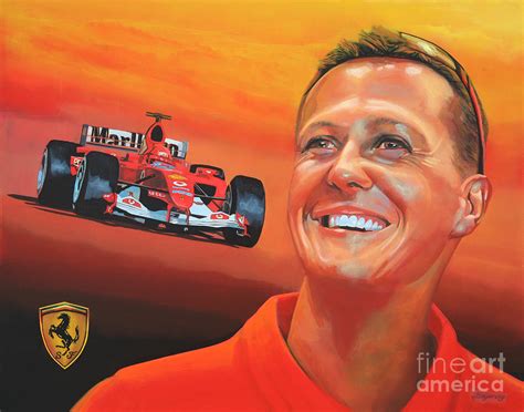 Auto, auto reviews, michael schumacher. Michael Schumacher 2 Painting by Paul Meijering