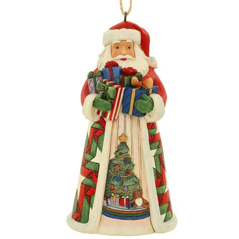 Jim Shore Santa With Ts Ornament