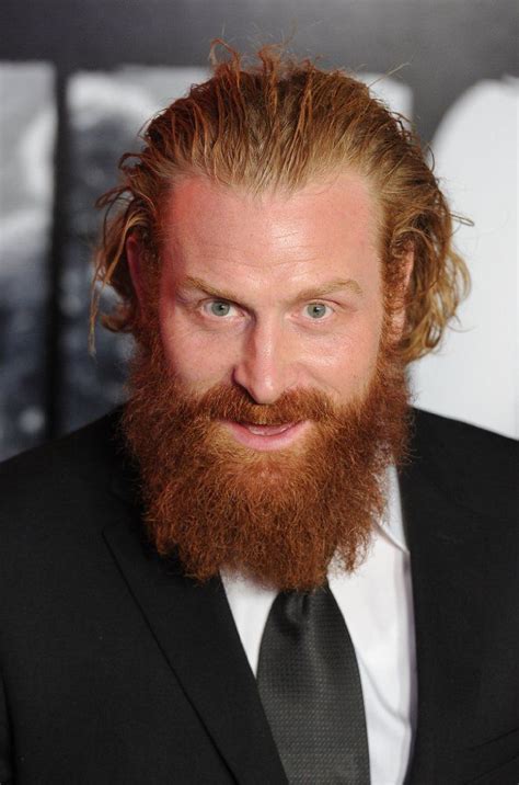 Game Of Thrones In And Out Of Costume Red Beard Game Beard Styles For Men Redhead Men