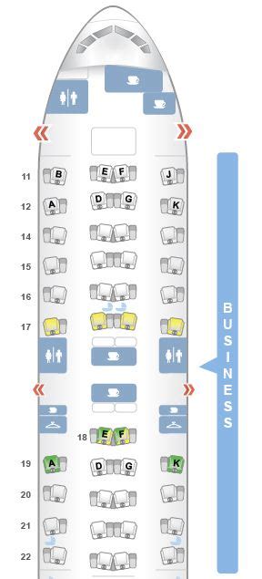 South African Airways Airbus A330 Seat Map Updated Find The Best Seat