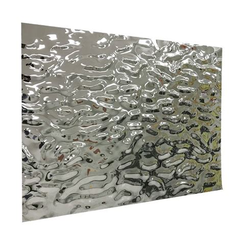 Stainless Steel Water Ripple Sheet Size 1250 X 2500 Thickness 0 1 Mm At Rs 300sq Ft In Surat