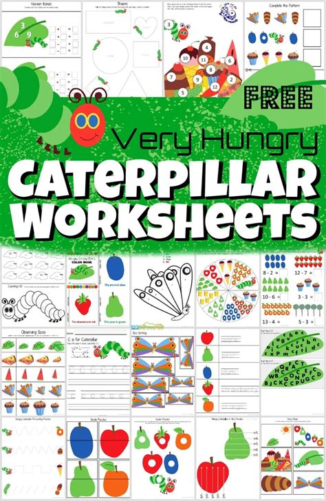 The Very Hungry Caterpillar Printables Pdf Printable Word Searches