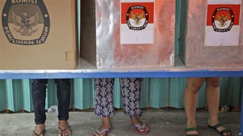 In Pictures Indonesia Parliamentary Elections Bbc News