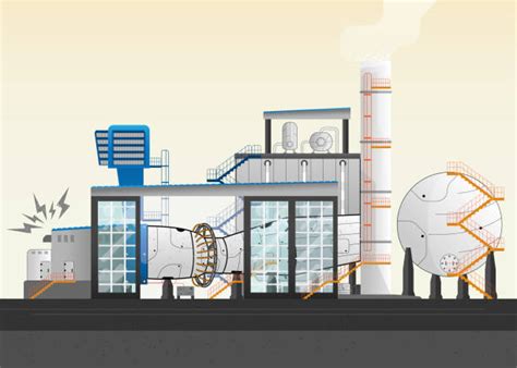Gas Turbine Generator Illustrations Royalty Free Vector Graphics