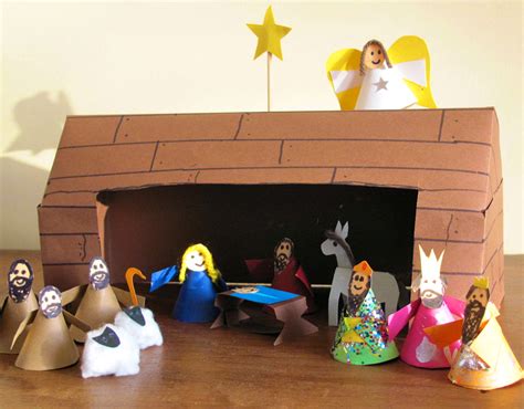 Jumble Tree Christmas Craft Diy Nativity