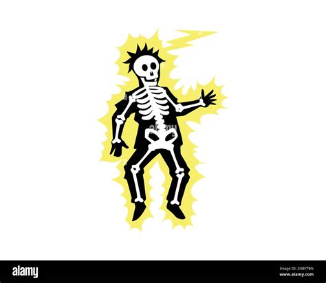 Man Got Struck By Lightning Illustration Stock Vector Image And Art Alamy