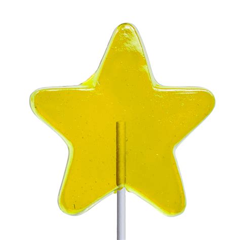 This mockup is available for the purchase on yellow images only. Large Star Lollipops by Melville Candy