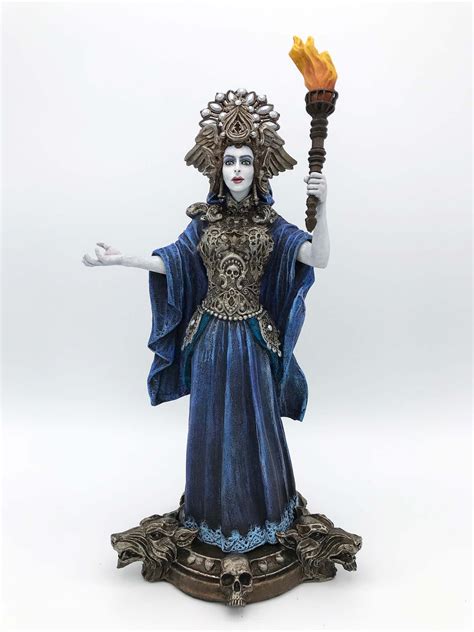 Hecate Goddess Of Witchcraft And Magic Statue Full Color Etsy