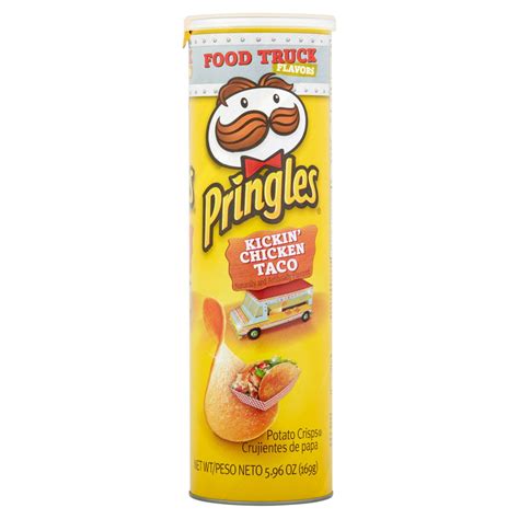 Pringles Tortillas Kickin Chicken Taco Tortilla 596 Oz Pk Of 14