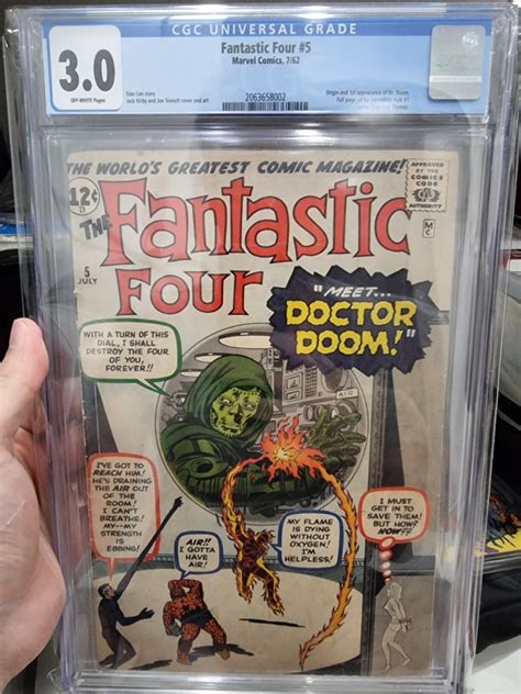 Fantastic Four 5 Cgc 30 First Dr Doom Appearance Key Hobbies And Toys