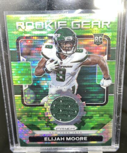 Panini Prizm Rookie Gear Neon Green Pulsar Prizm Rg Elijah