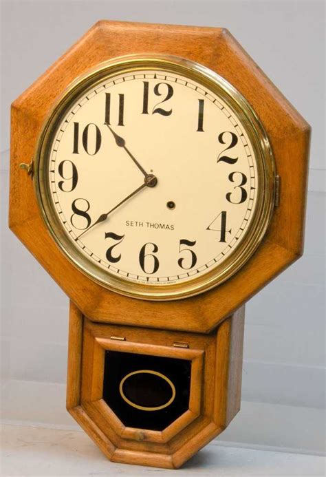 Vintage Seth Thomas 12 Face Time Only Wall Clock