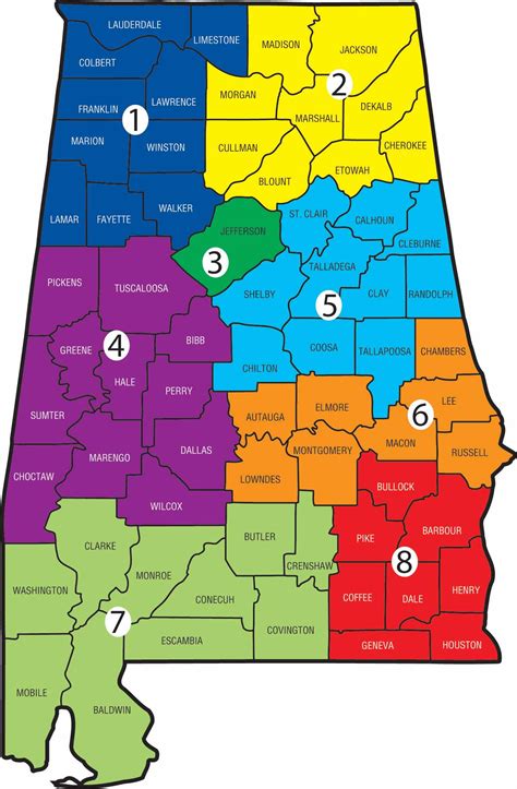 Alabama School Districts Map Winna Kamillah