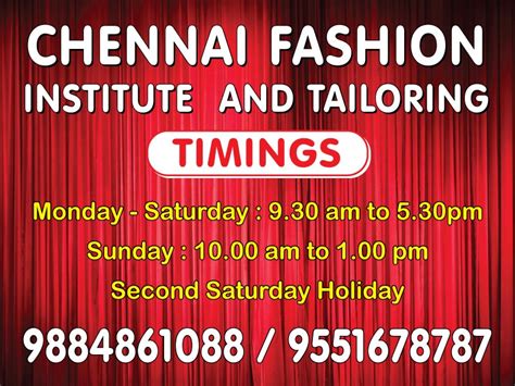 Contact Us Fashion Designing Courses Chennai Fashion Institute
