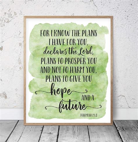 Scott397house Wood Framed Sign For I Know The Plans I Have For You