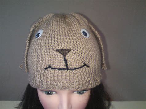 Ravelry Easy Cute Dog Hat With Floppy Ears Pattern By Jan Mac