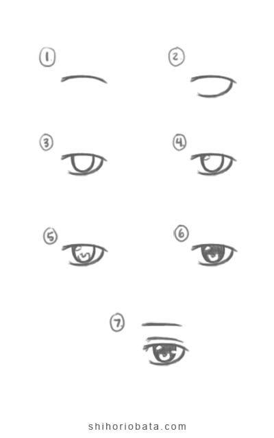 How To Draw Anime Eyes Easy Step By Step Tutorial 062023