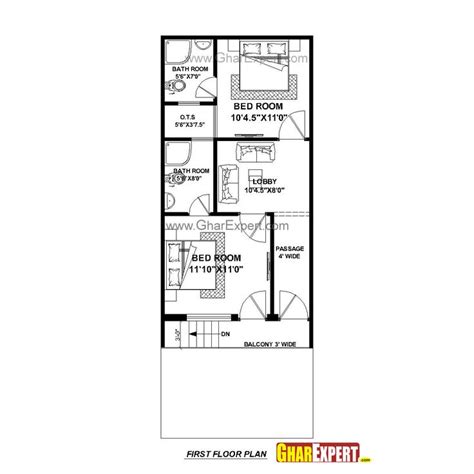 17x45 House Plan For Sale Contact The Engineer House Plans For Sale Mini House Plans House Map
