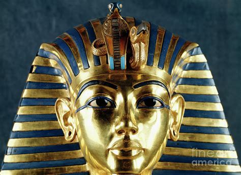 Funerary Mask Of Tutankhamun Photograph By Egyptian School