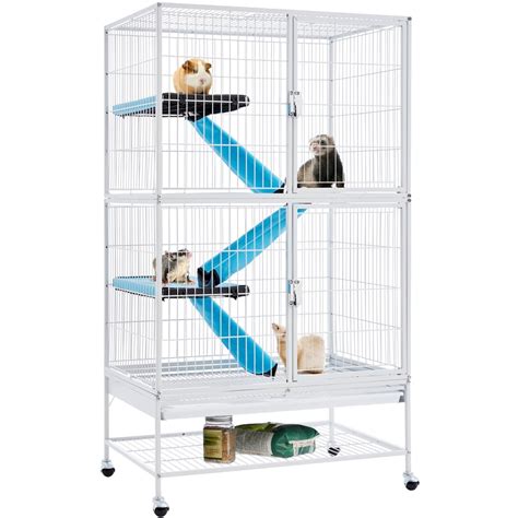Smilemart 2 Story Rolling Metal Small Animal Cage For Adult Rats