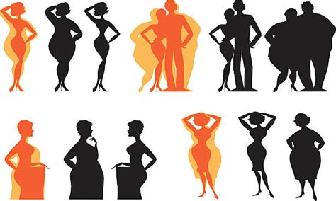 Best Weight Loss Before And After Illustrations Royalty Free Vector