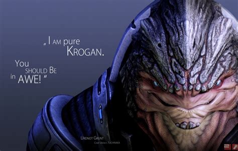 Обои Mass Effect Krogan Grunt картинки на рабочий стол раздел игры