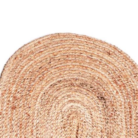 Jute Teppich Oval Geflochten Emma X Cm Orientalische Teppiche