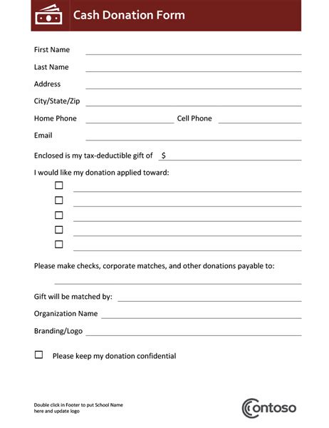 Sample Pledge Forms For Donations - Free Request For Donation Letter Template Sample Donation ...