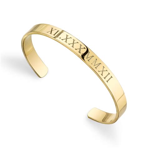 So as roman numerals are written from the largest first, two thousand is written as mm. Ciela roman numeral bangle (With images) | Sarah chloe ...