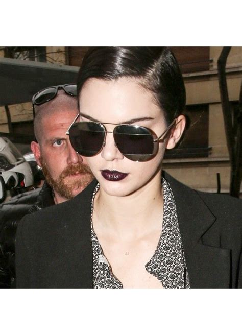 Kendall Jenner Style Color Mirror Aviator Sunglasses Celebrity