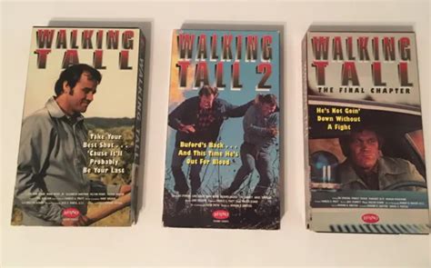 Walking Tall Trilogy Vhs Lot Of Jon Don Baker Picclick