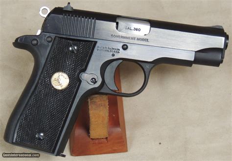 Colt Government 380 Acp Caliber Micro 1911 Pistol Nib Sn Rc53809
