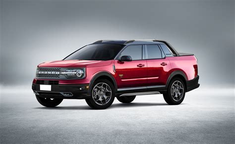 New Ford Bronco Sport Digitally Imagined As A Pickup Truck