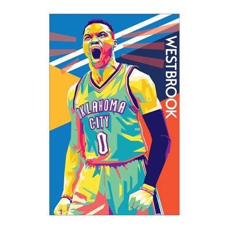 Russell Westbrook Pop Art Poster