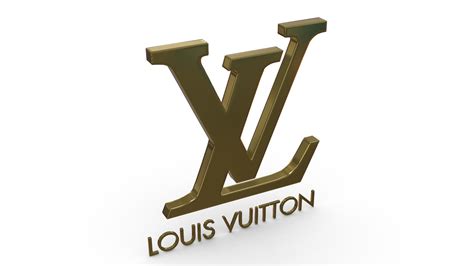 Lv Logo 3d Print Model By 3dlogoman