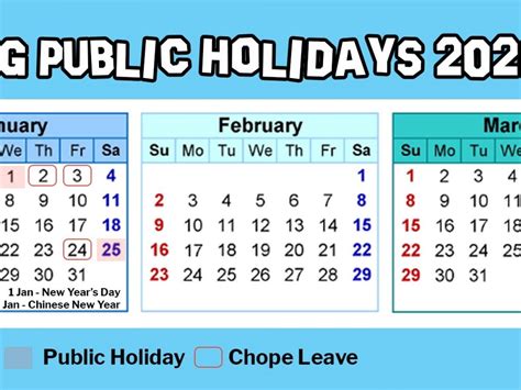 Singapore Holidays In 2020 Literacy Basics