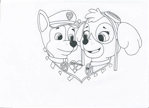 Paw Patrol Coloring Pages Sky At Free Printable