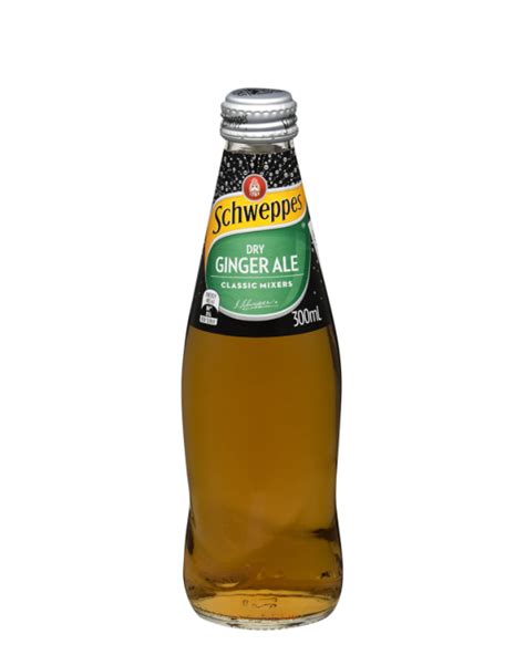 Schweppes Dry Ginger Ale 24 X 300ml Glass Shortys Liquor