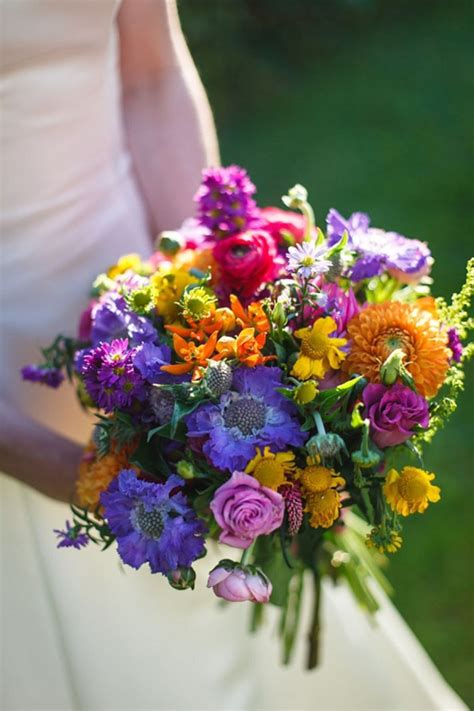 Purple Flower Bouquet Uk Idalias Salon