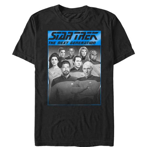 Star Trek Mens Star Trek Next Generation Crew Members Graphic Tee