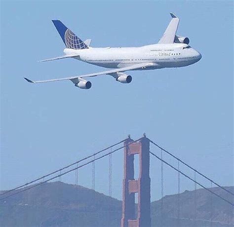 United Boeing 747 Final Flight Out Of Sfo Aircraft Vintage Aircraft