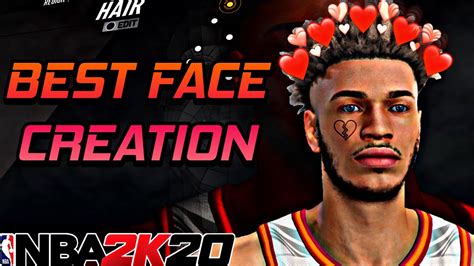 Best Face Creation In Nba 2k20 Youtube