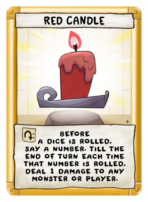 Binding Of Isaac Red Candle - Binding of Isaac - Four Souls