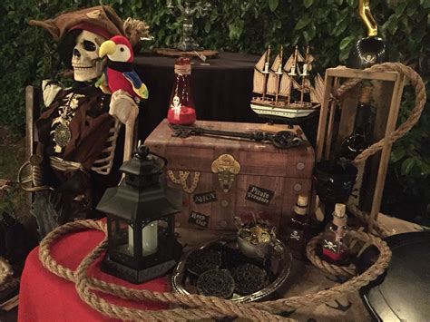 Pirate Party Display Table Decoration Pirate Halloween Party Disney