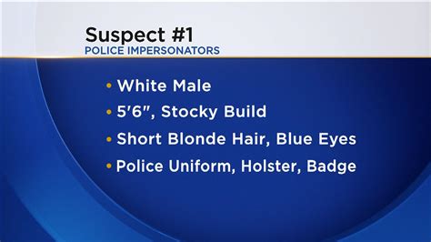 2 Reports Of Police Impersonators Over The Weekend Has Police Concerned