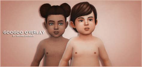 My Sims 4 Blog Goo Goo Skin Overlay For Toddlers By